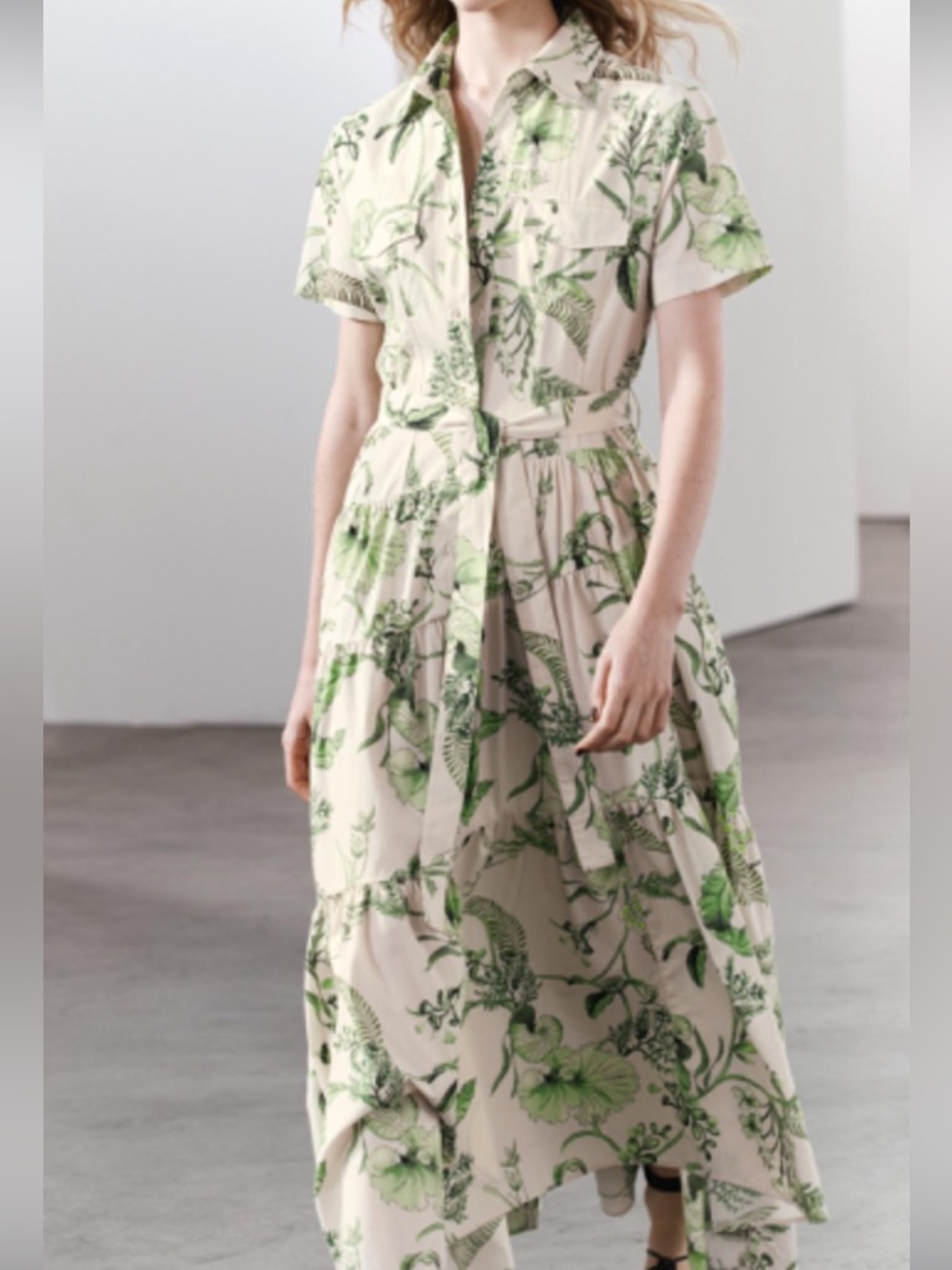 Zara print dress